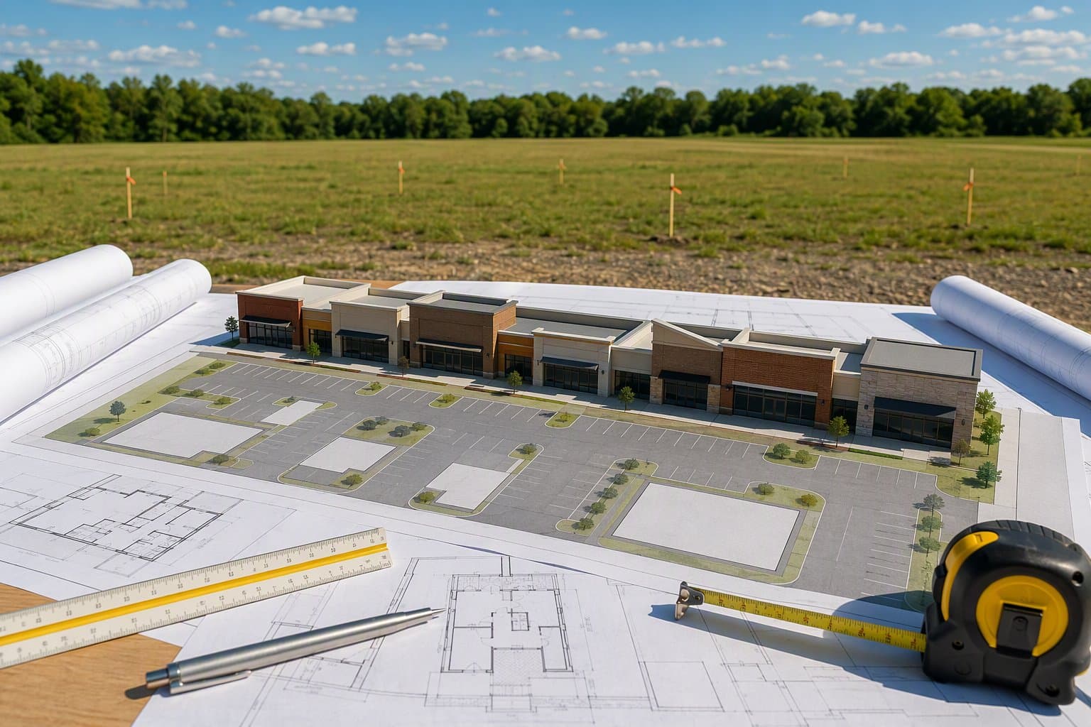 New Retail Development - illustration, Jake Team LLC