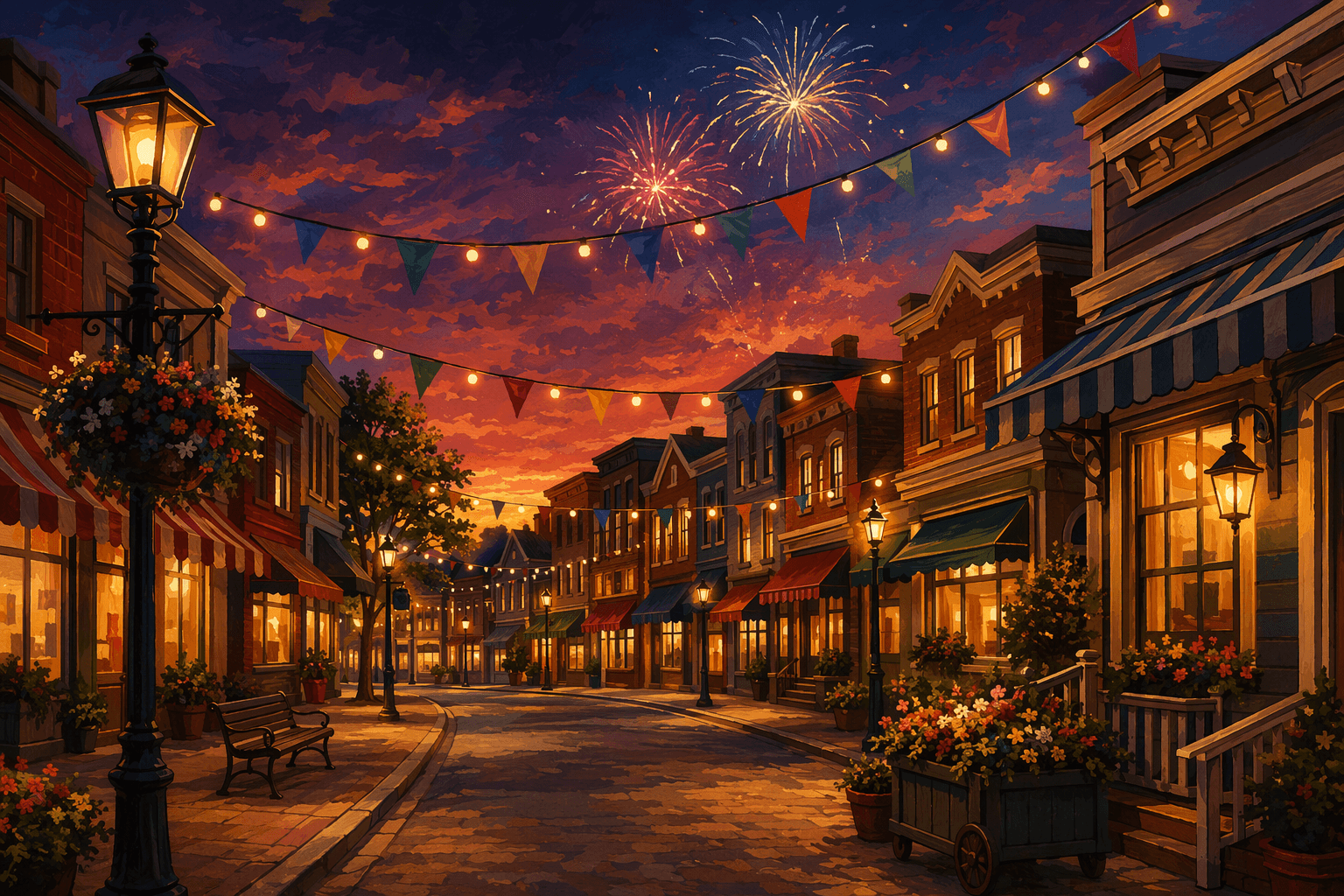 Fourth of July Festival - illustration, Jake Team LLC