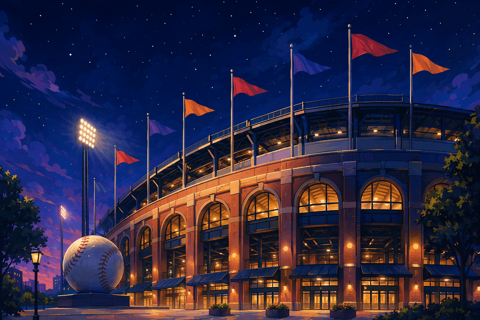 Baseball game - illustration, Jake Team LLC