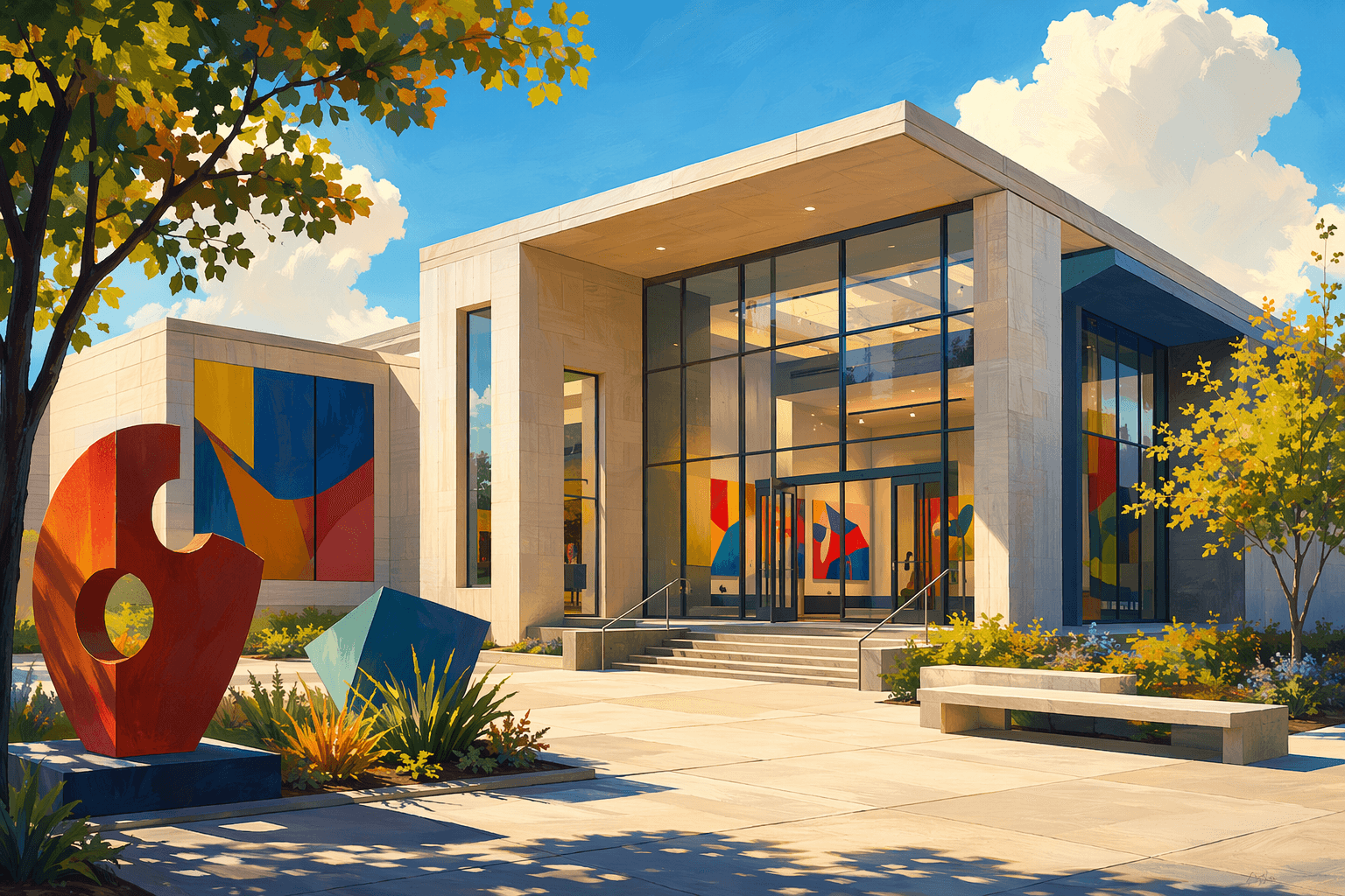 Museum Opening - illustration, Jake Team LLC