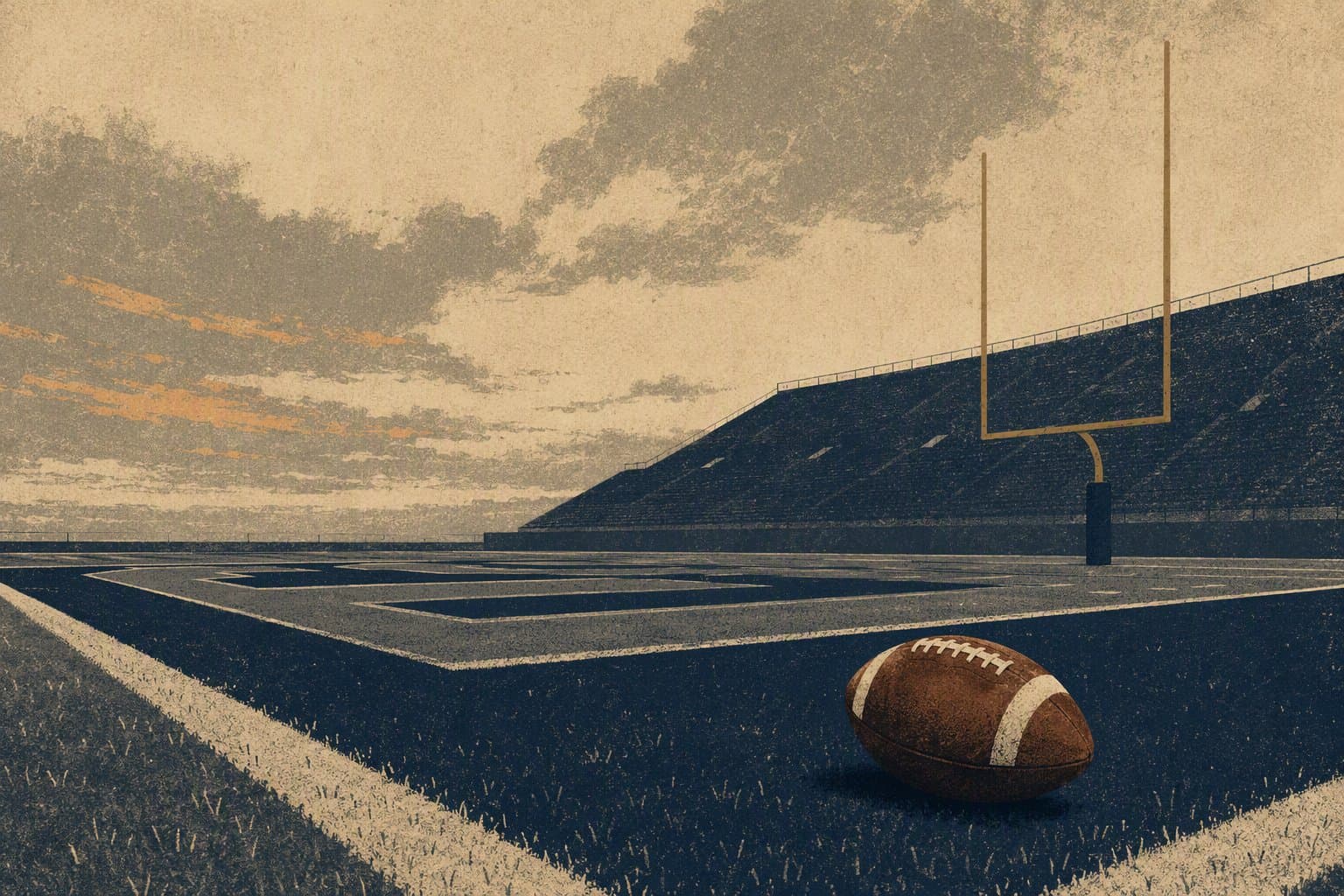 football field perspective - illustration, Jake Team LLC