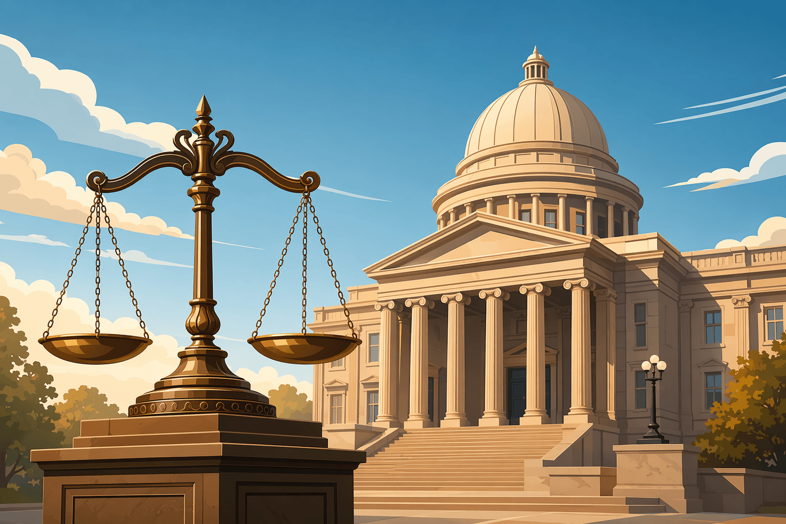Justice served - illustration, Jake Team LLC