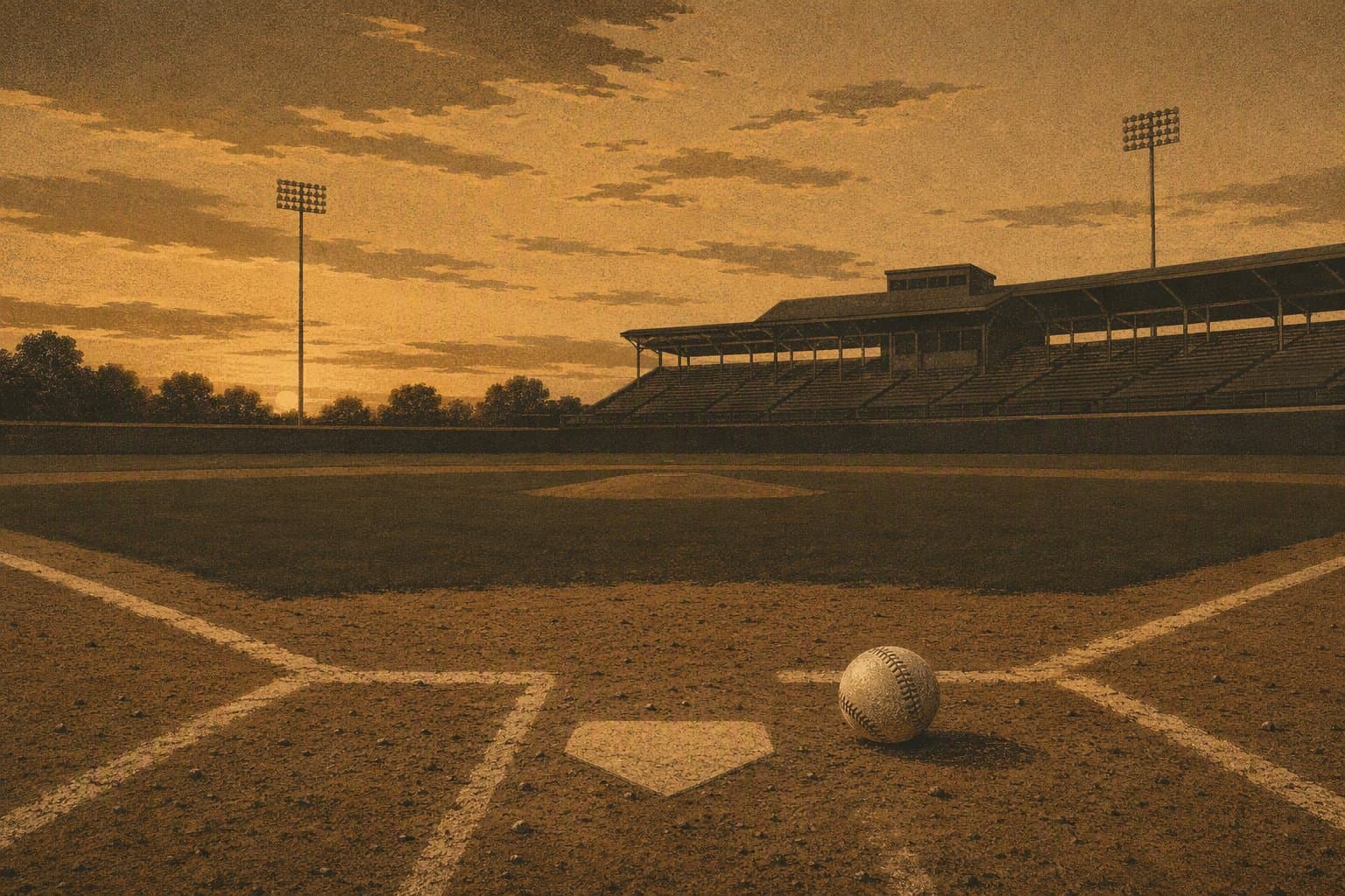 Baseball Stalemate - illustration, Jake Team LLC