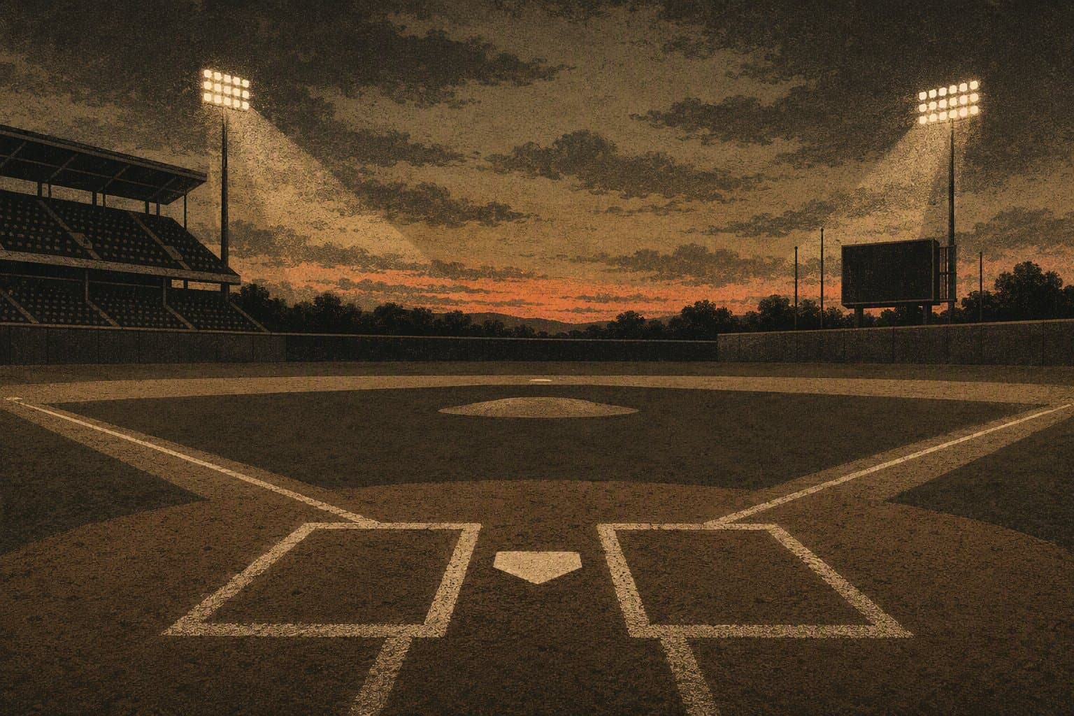 baseball stadium - illustration, Jake Team LLC