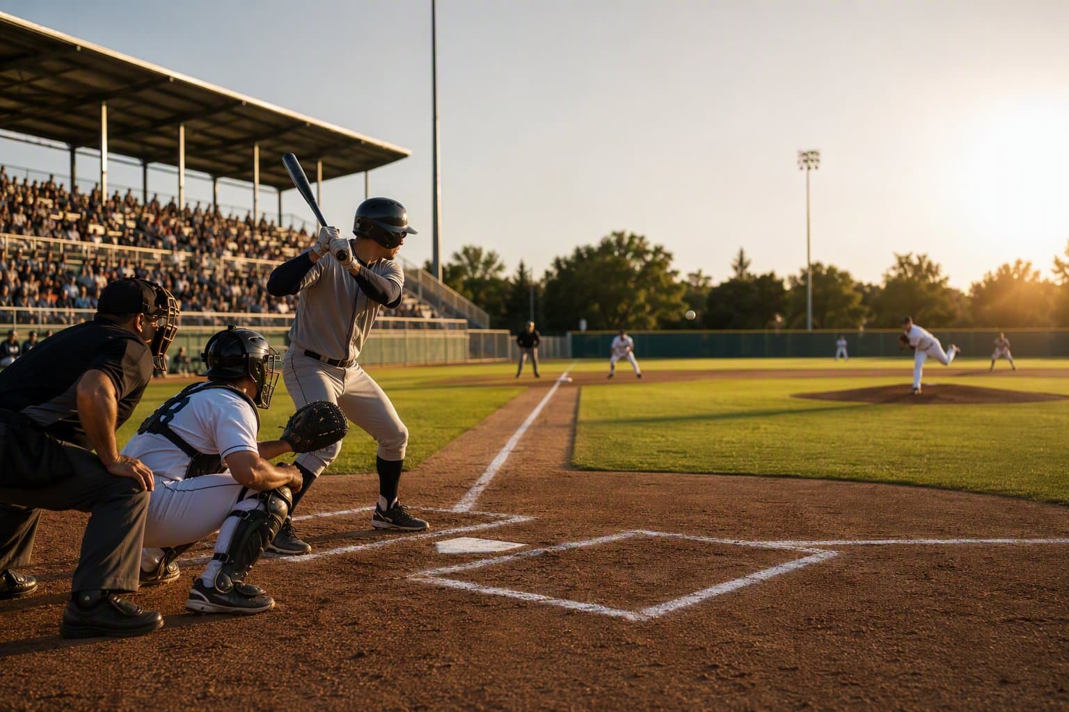 Professional baseball game - illustration, Jake Team LLC