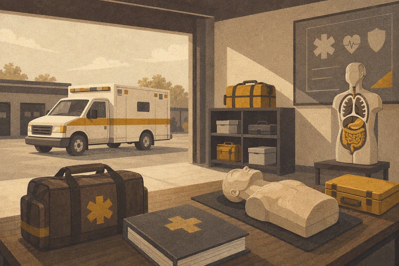 EMS Training - illustration, Jake Team LLC