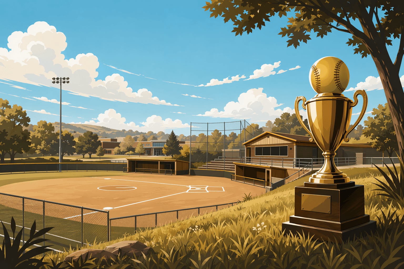 Softball Achievement - illustration, Jake Team LLC