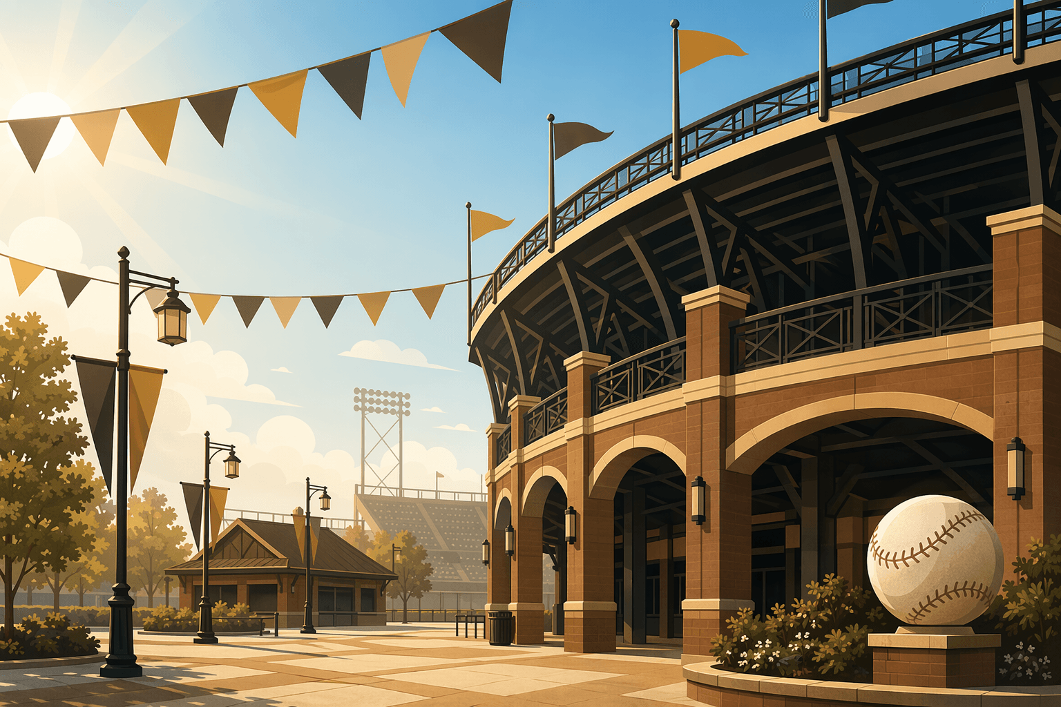 victorious stadium - illustration, Jake Team LLC
