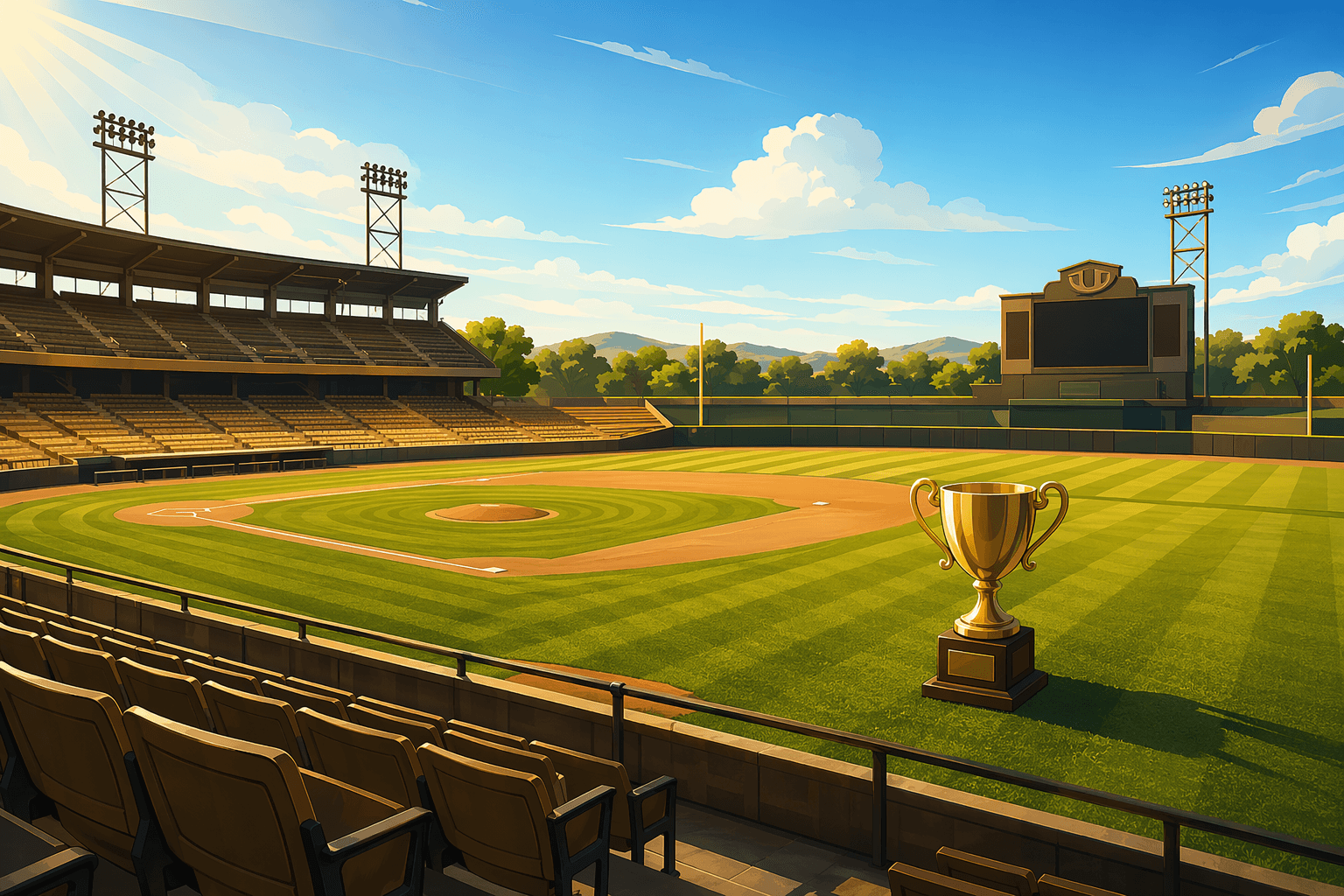 Baseball victory - illustration, Jake Team LLC