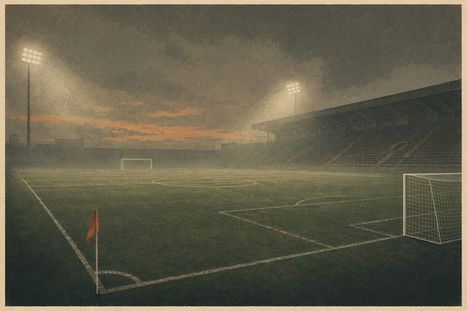 soccer match atmosphere - illustration, Jake Team LLC