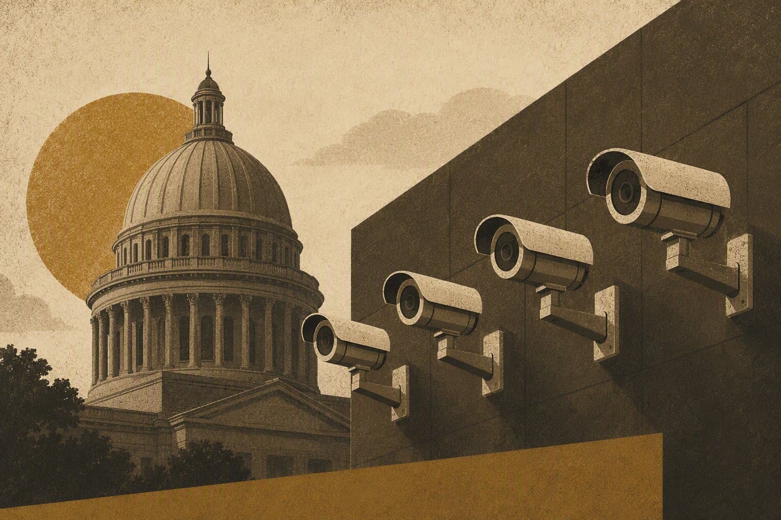 Surveillance Privacy - illustration, Jake Team LLC
