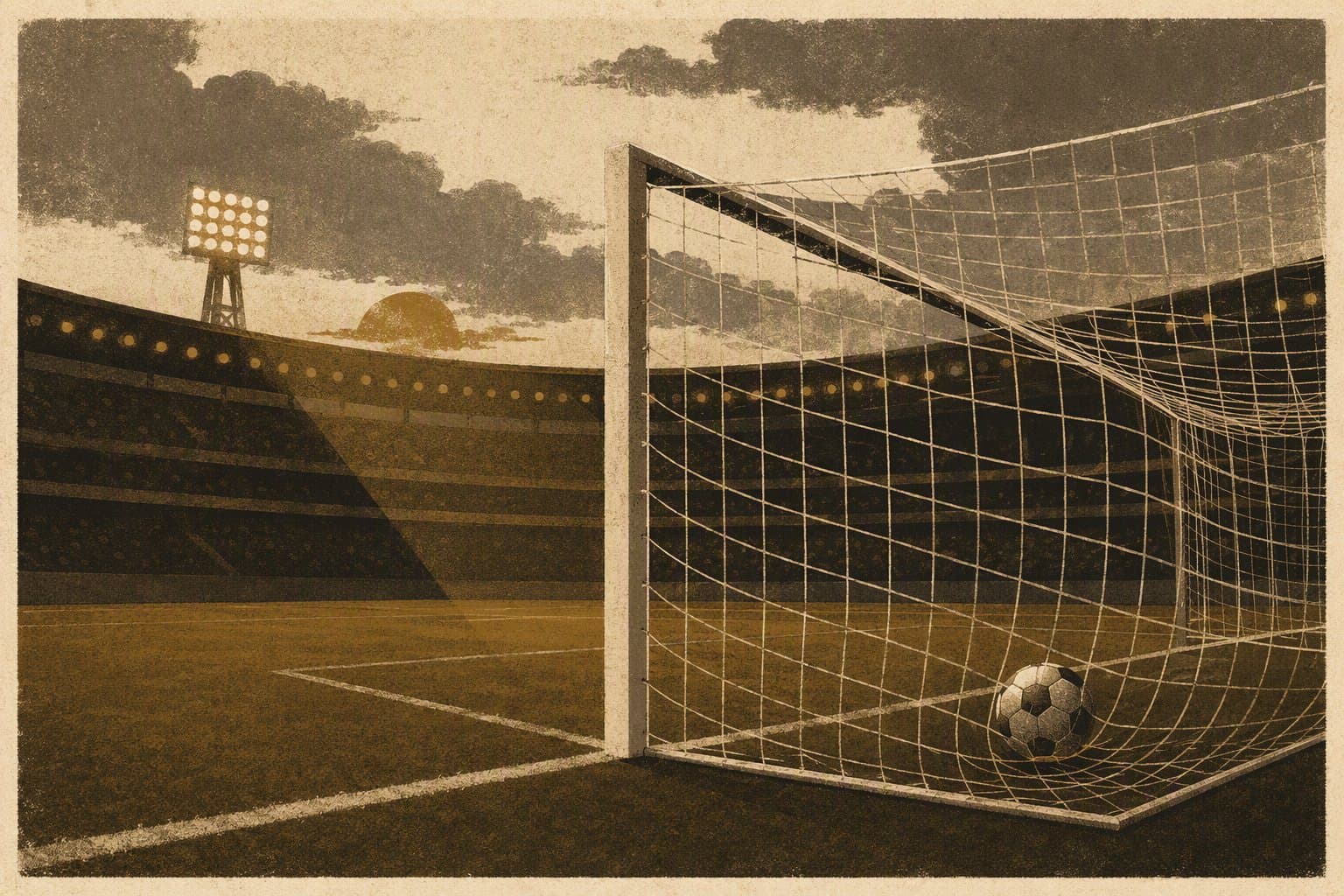 Late Soccer Draw - illustration, Jake Team LLC