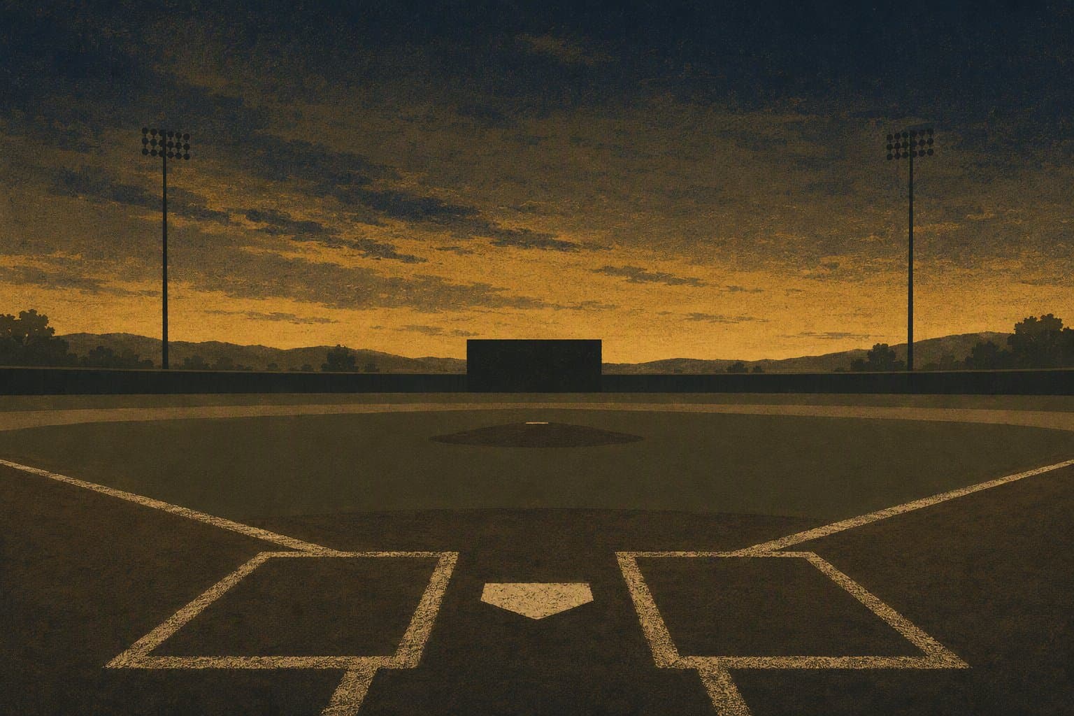 late inning tension - illustration, Jake Team LLC