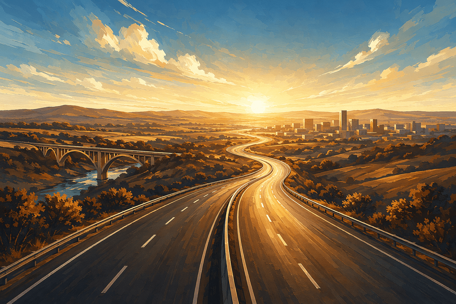 Road expansion - illustration, Jake Team LLC
