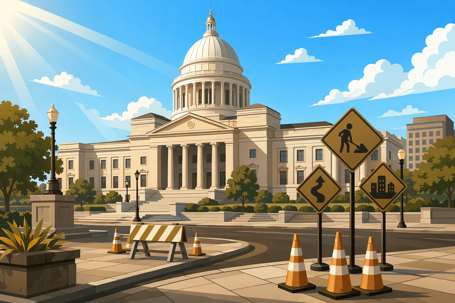 Civic Infrastructure - illustration, Jake Team LLC
