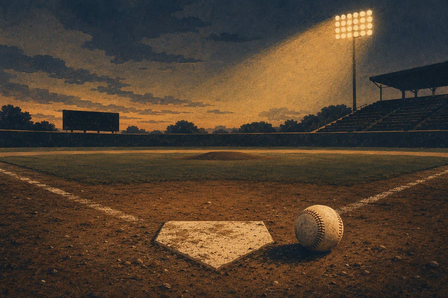 Late Inning Drama - illustration, Jake Team LLC