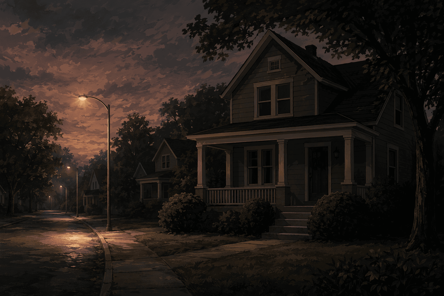 Crime aftermath - illustration, Jake Team LLC