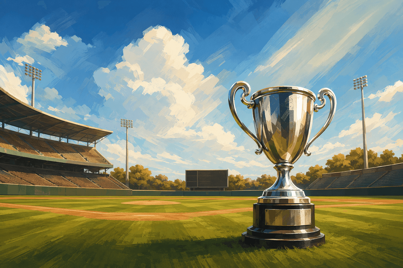 Baseball Victory - illustration, Jake Team LLC
