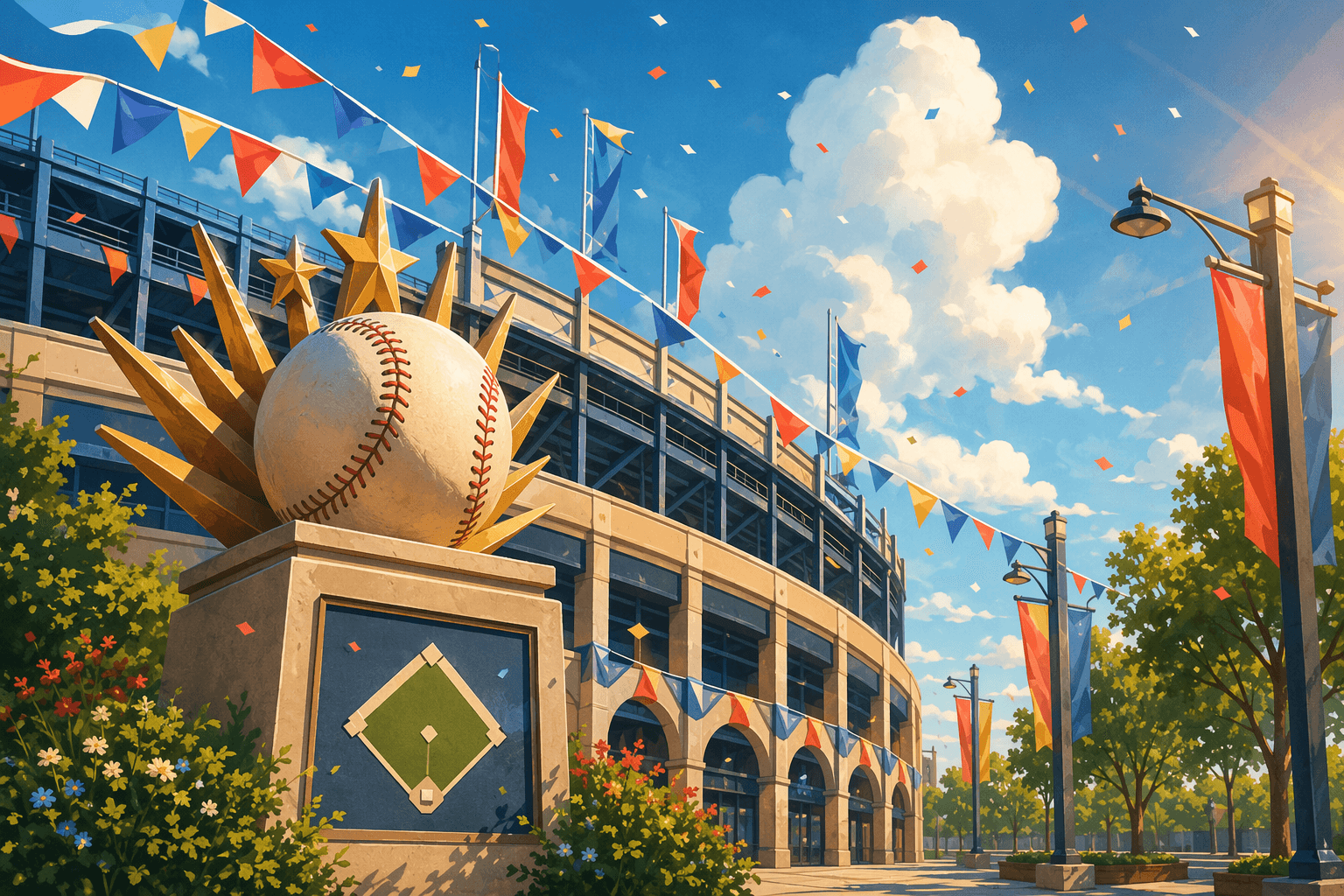 Baseball Victory - illustration, Jake Team LLC