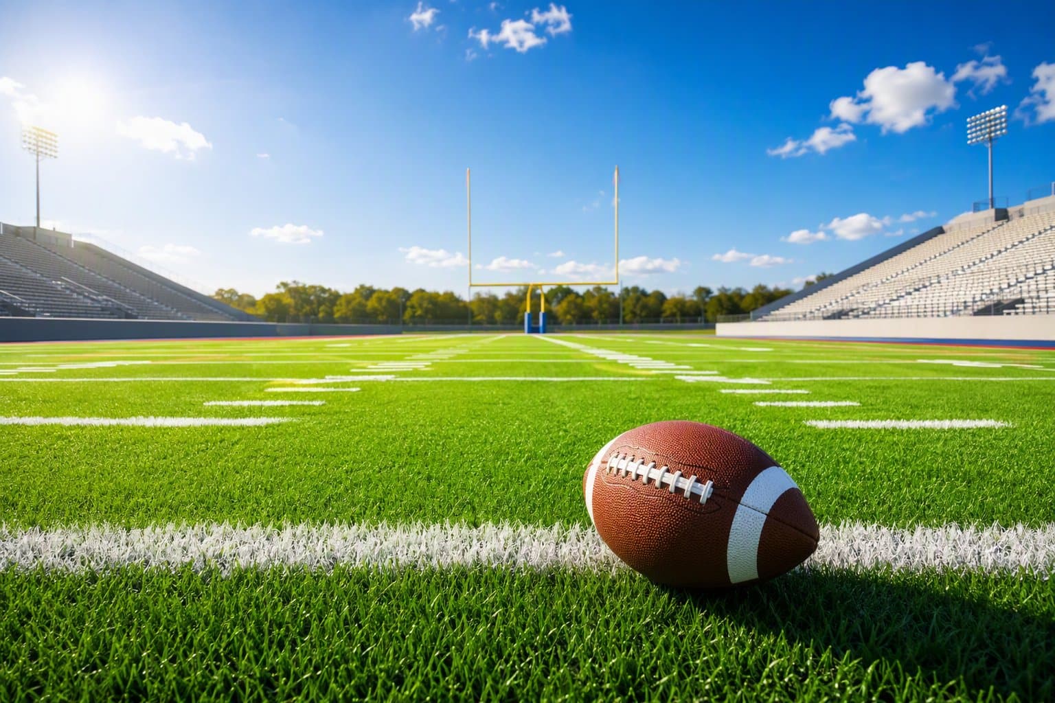 empty football stadium - illustration, Jake Team LLC