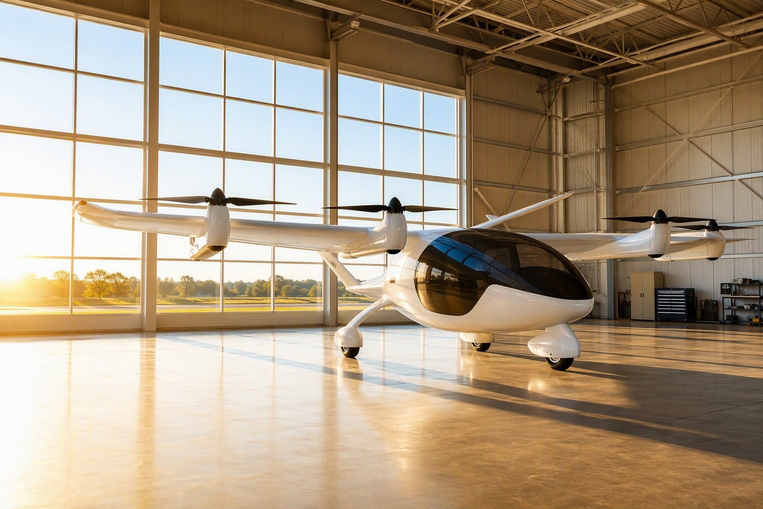 electric flight testing - illustration, Jake Team LLC