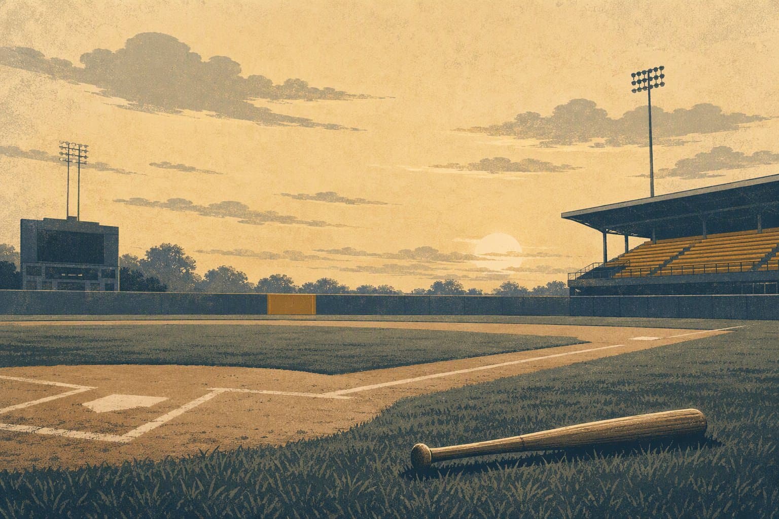 Baseball Victory - illustration, Jake Team LLC