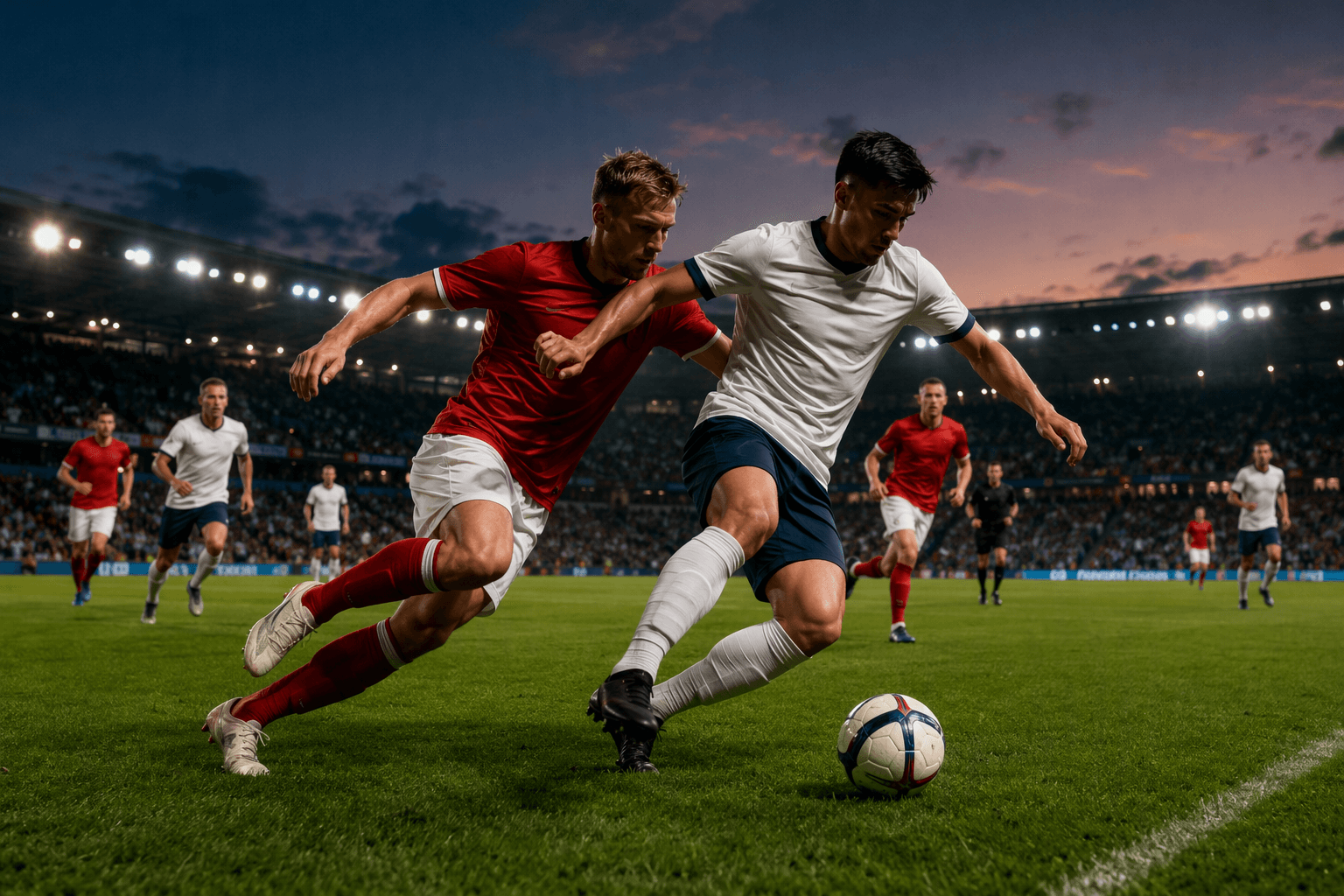 soccer stadium atmosphere - illustration, Jake Team LLC