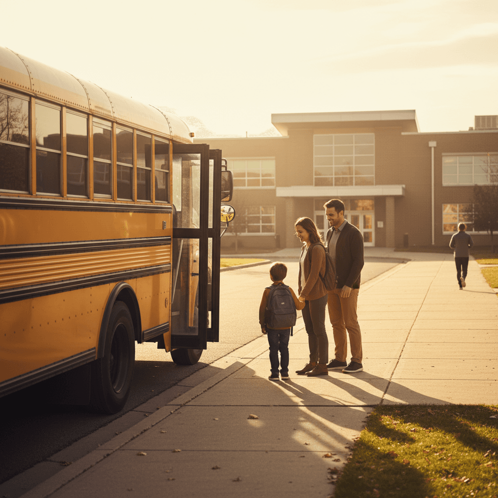 School Transportation - illustration, Jake Team LLC