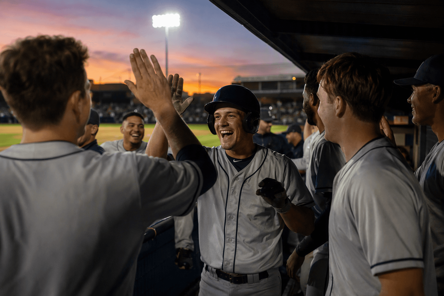 baseball victory - illustration, Jake Team LLC