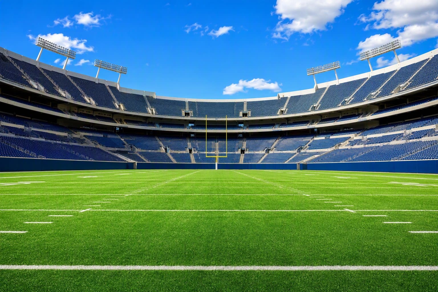 Empty football stadium - illustration, Jake Team LLC