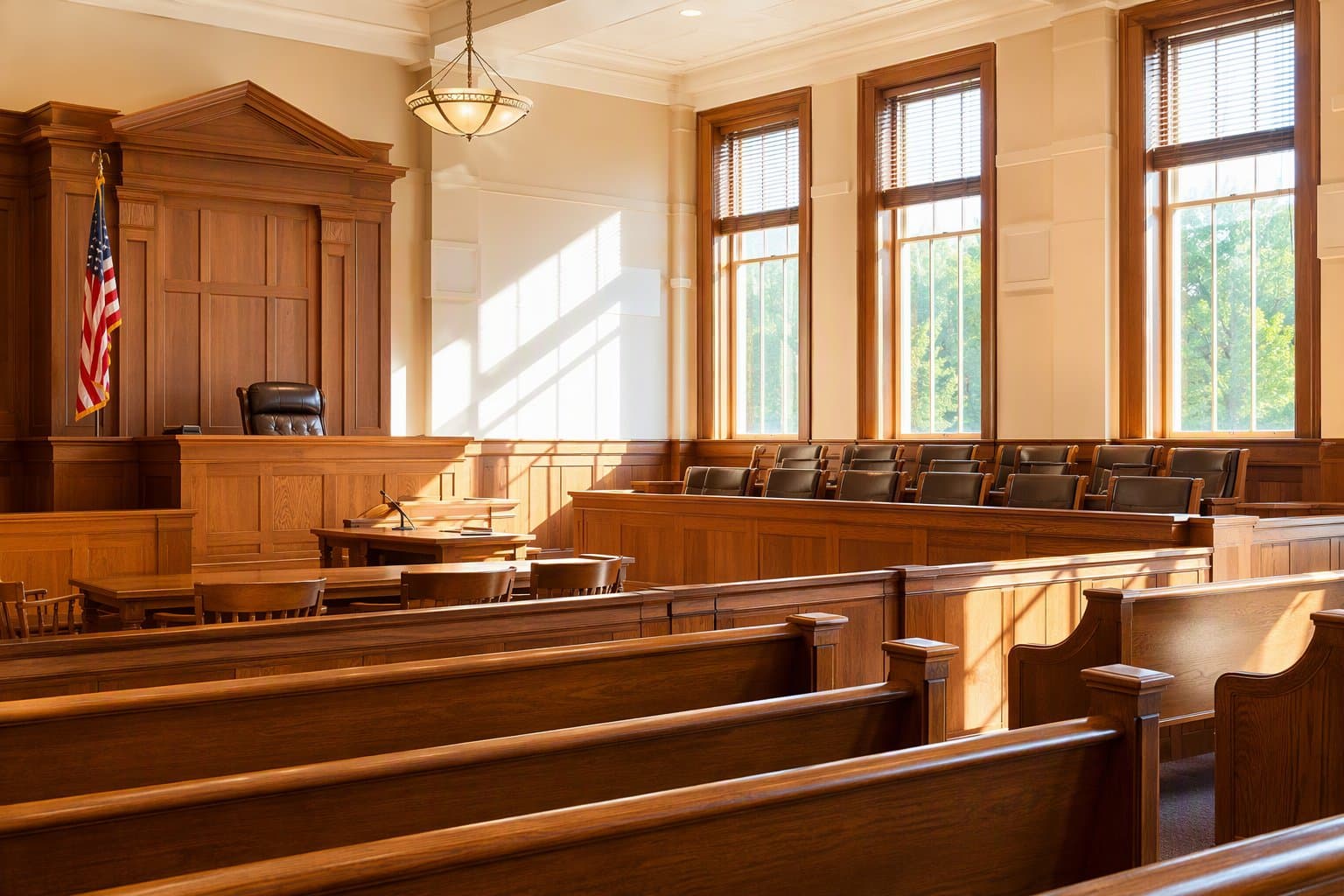 County Courtroom - illustration, Jake Team LLC