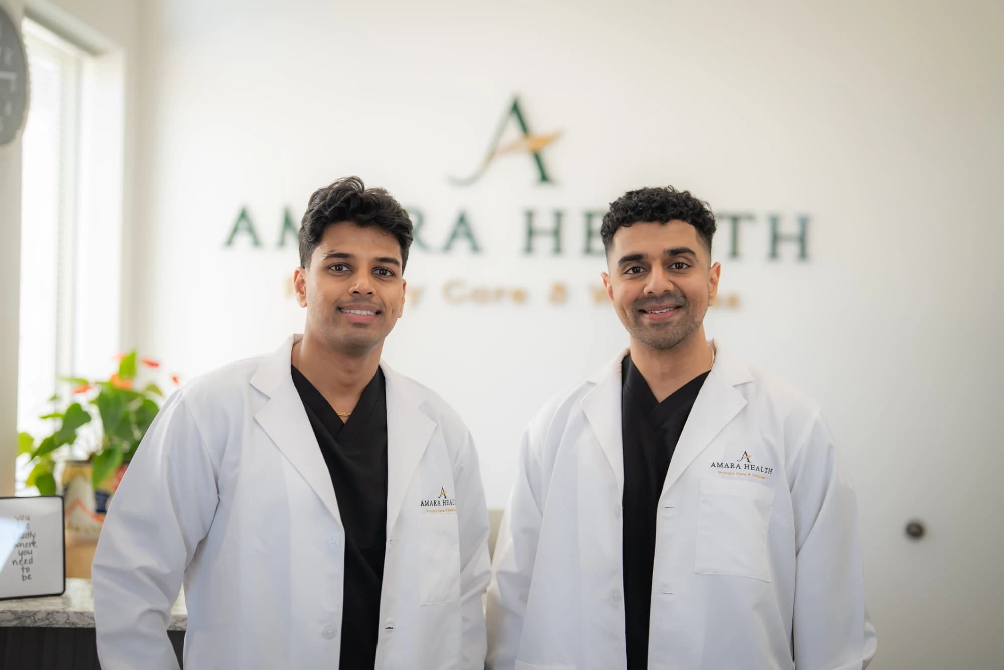 Dr. Krishna Ramesh and Dr. Rangish Yuvaraj of Amara Health. Photo courtesy of Amara Health