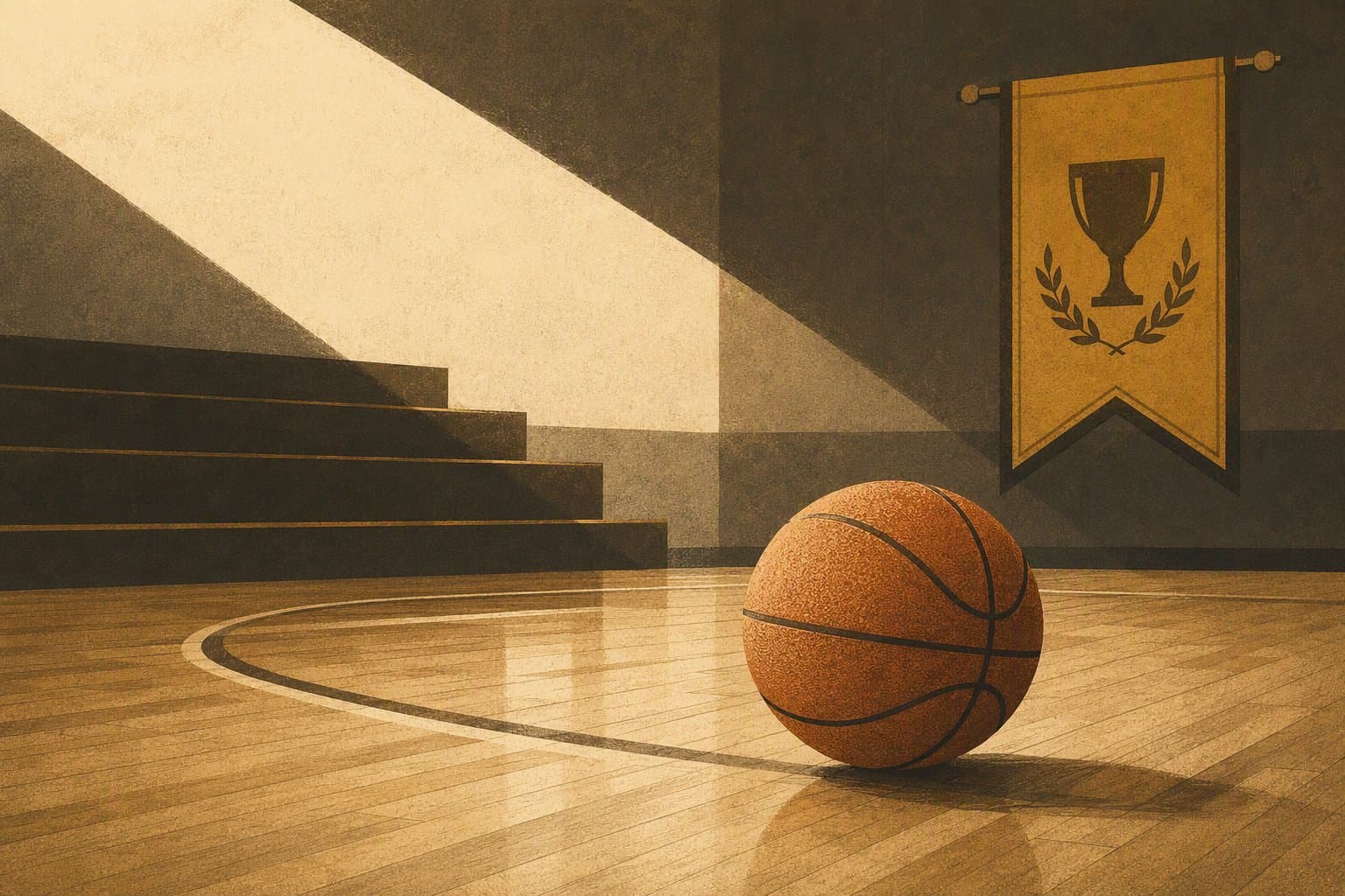 basketball victory - illustration, Jake Team LLC