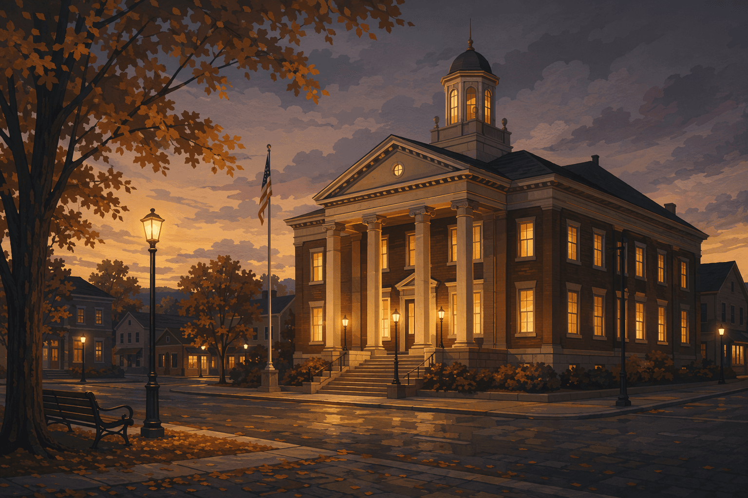 Town Council Meeting - illustration, Jake Team LLC
