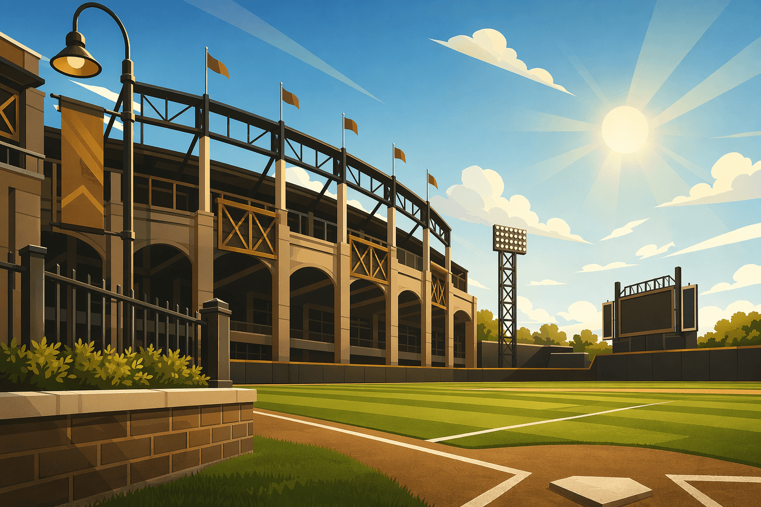 Dramatic baseball comeback - illustration, Jake Team LLC