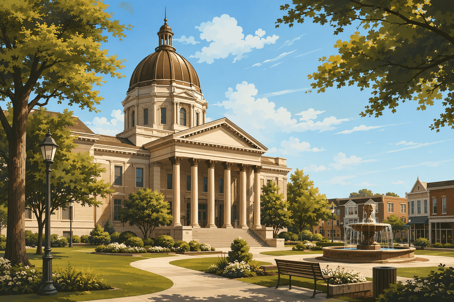 Civic Water Conservation - illustration, Jake Team LLC